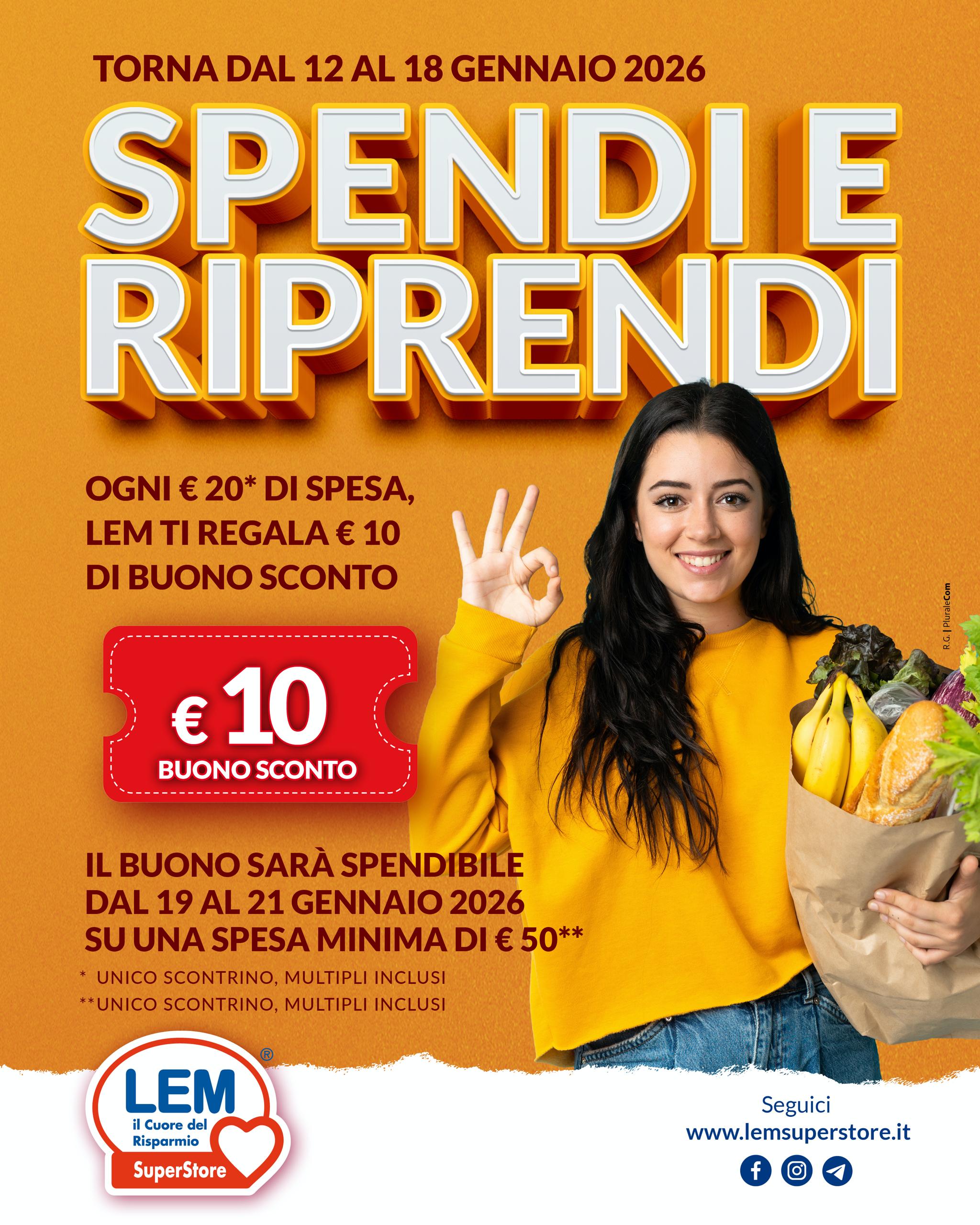 Spendi e Riprendi Gennaio 2026
