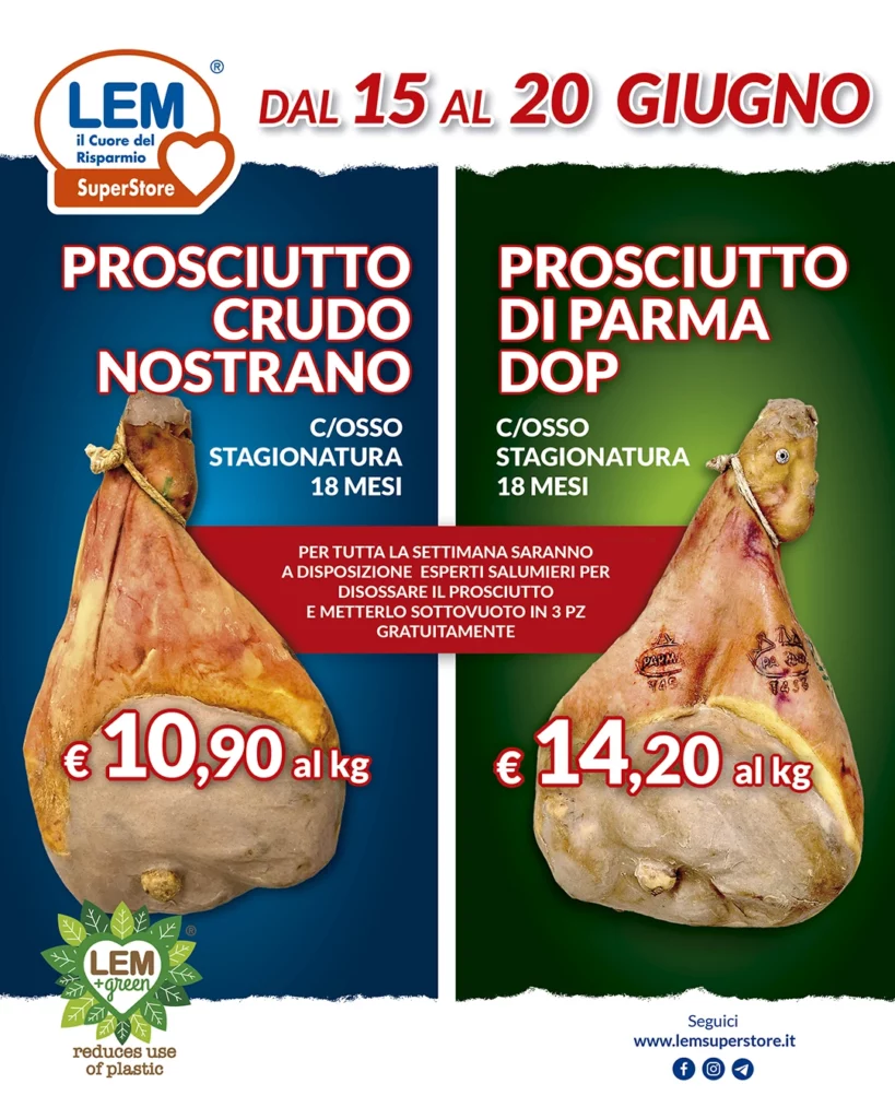 Prosciutti Promo Lem Superstore